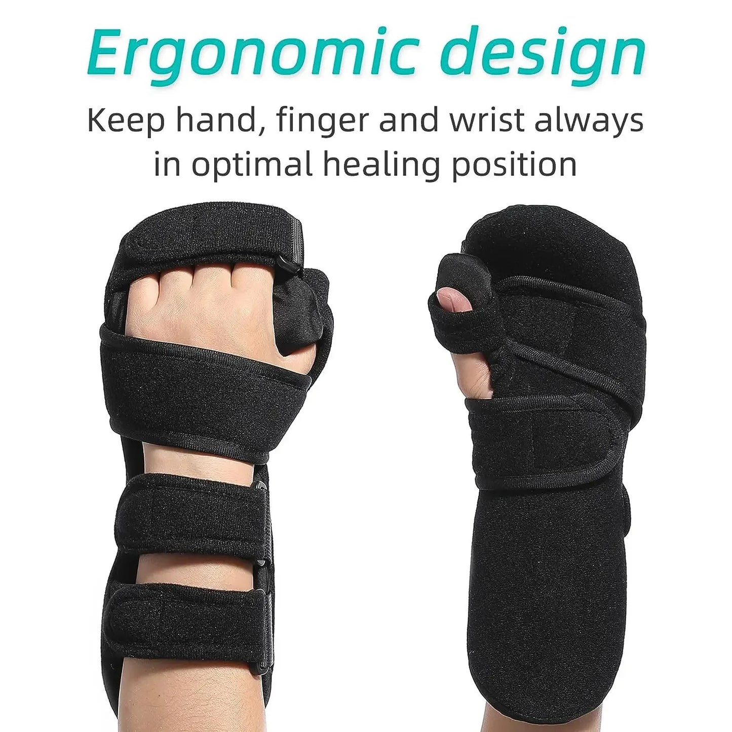 Órtese Ajustável para Mão e Pulso | Suporte Ergonômico para Conforto e Estabilidade